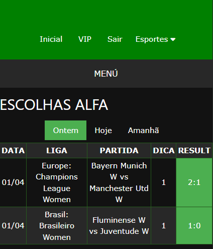 boletim de apostas vip ganho